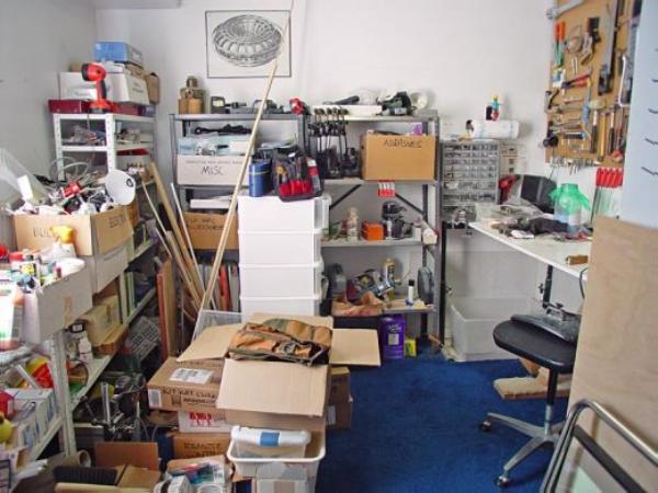Get rid of any Clutter cluttered room