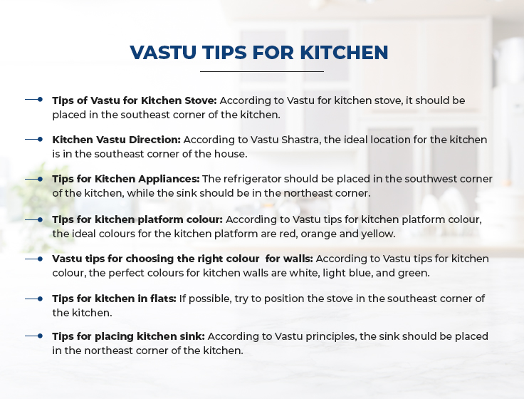 vastu tips for kitchen