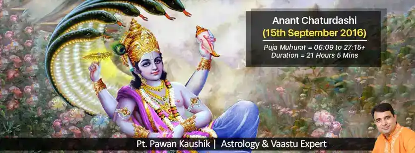 Anant Chaturdashi – 15 th September 2016