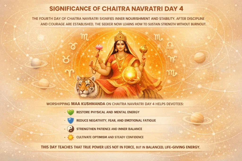 significance of chaitra navratri day 4 mata kushmanda