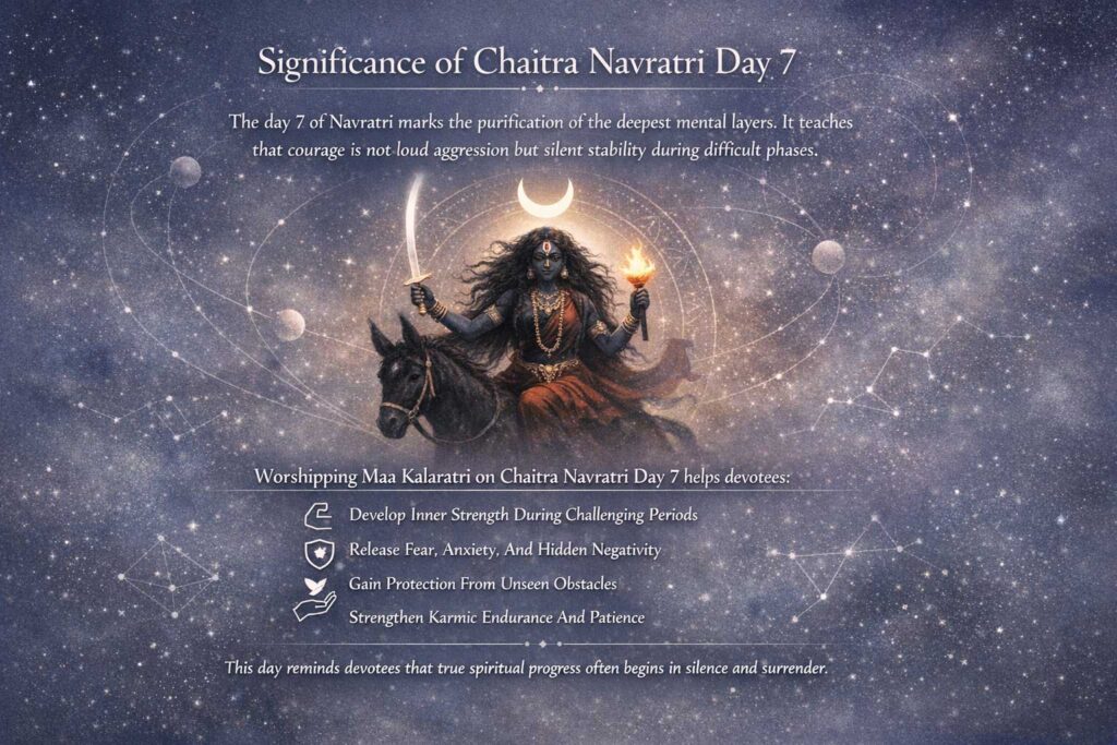Significance of Chaitra Navratri Day 7 significance of chaitra navratri day 7 - Maa Kalratri