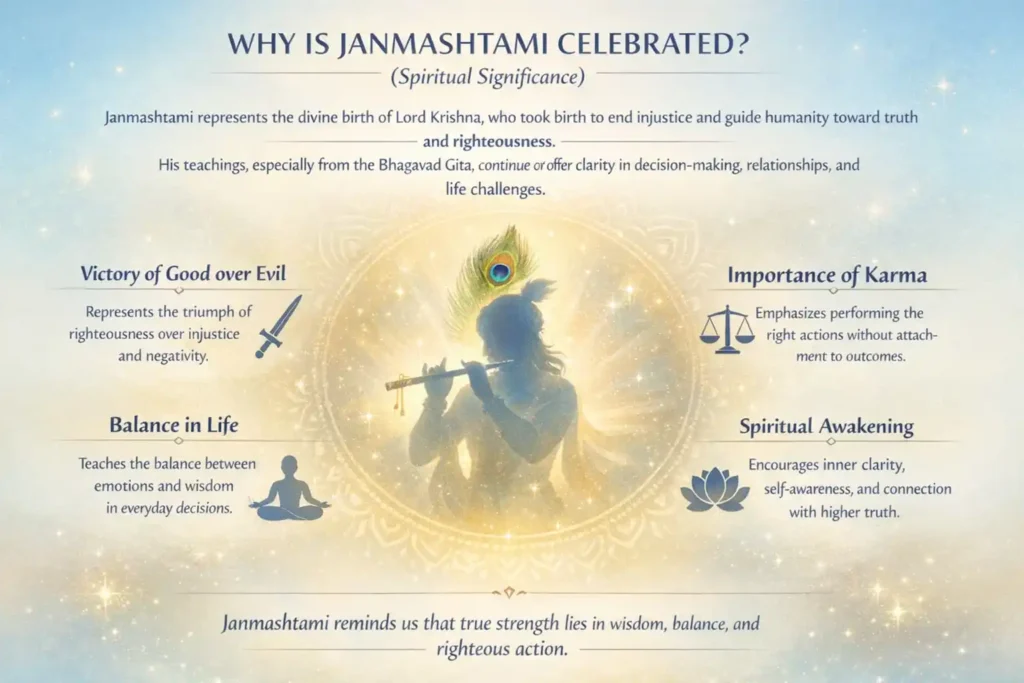 Know why is janmashtami celebrated with the help of infographic