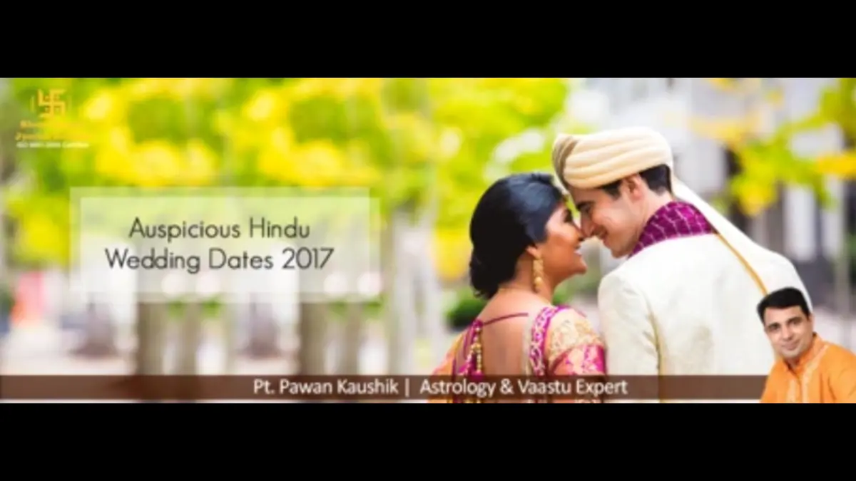Auspicious Dates for Hindu marriage in 2017