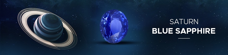 saturn - blue sapphire