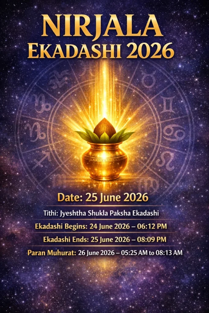 Date and time of Nirjala Ekadhasi in 2026
