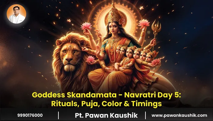 Navratri Day 5 2025 — Goddess Skandamata: Rituals, Puja, Color & Timings