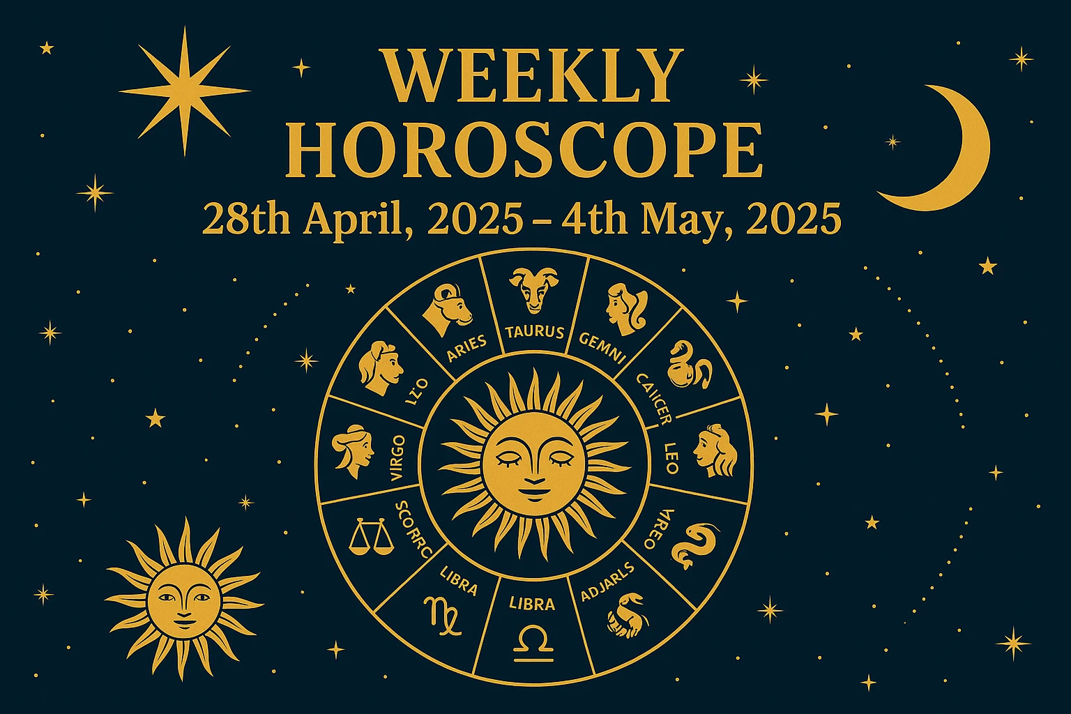 Find What Your Zodiac Sign Brings you this Week: Weekly Horoscope April 28th, 2025 – May 4th, 2025