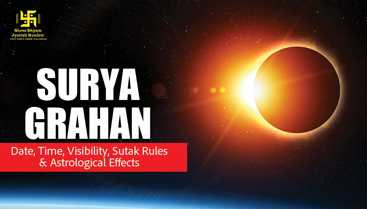 Surya Grahan 2025: Date, Time, Visibility, Sutak Rules & Astrological Effects
