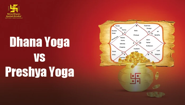 Dhana Yoga vs Preshya Yoga: Wealth vs Obstacles in Your Chart