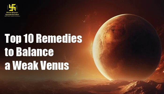 Top 10 Remedies to Balance a Weak Venus and Attract Abundance
