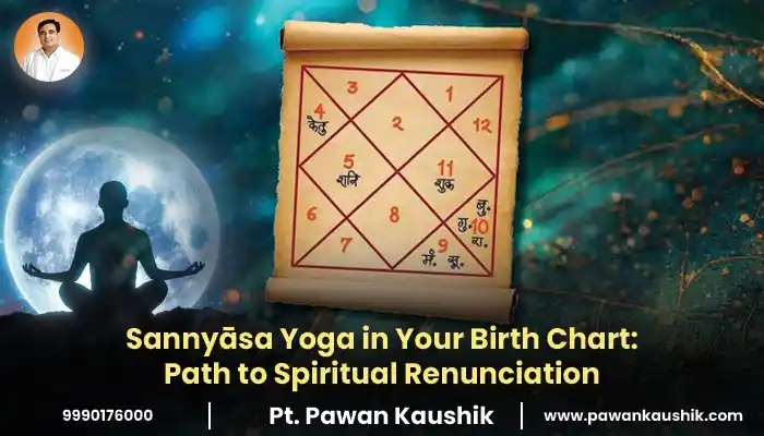 Sannyāsa Yoga in Your Birth Chart: Path to Spiritual Renunciation