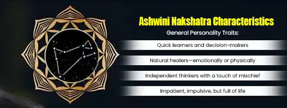 Ashwini Nakshatra Characteristics