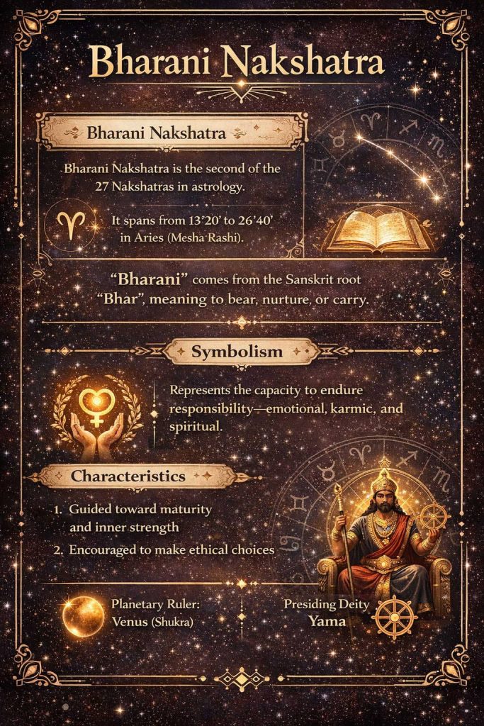 What is Bharani Nakshatra