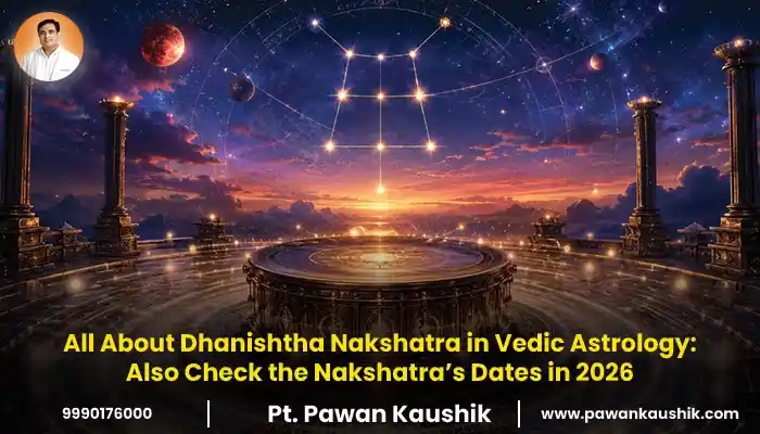 dhanishtha nakshatra in vedic astrology banner