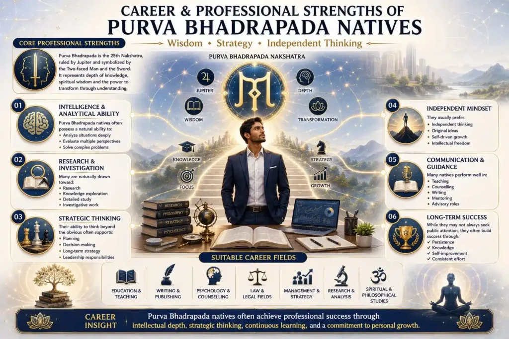career and professional strengths of purva bhadrapada natives explained in this infographic