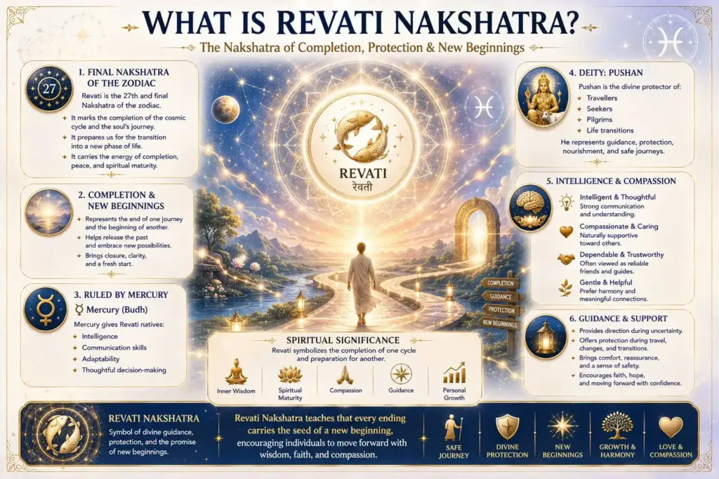 what is revati nakshatra infographic