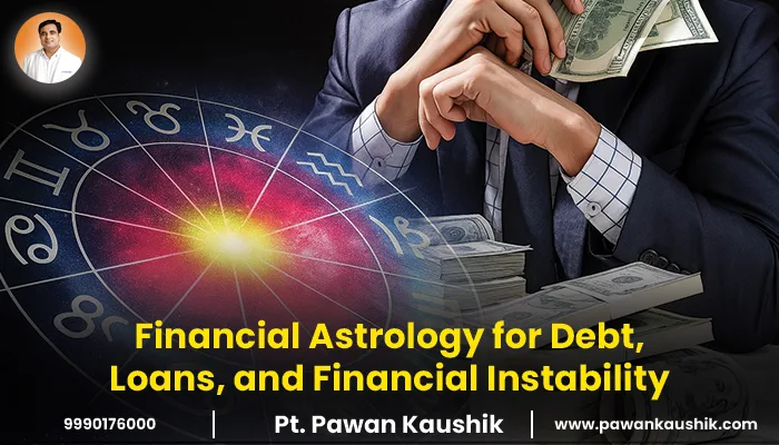 Financial Astrology for Debt Loans and Financial Instability