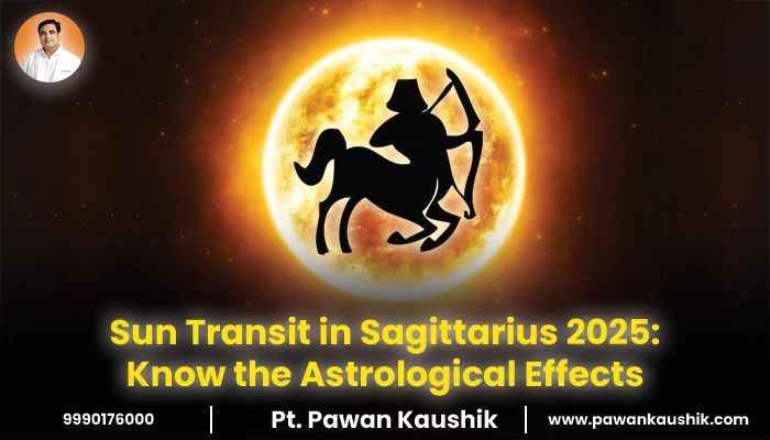 Sun Transit in Sagittarius 2025