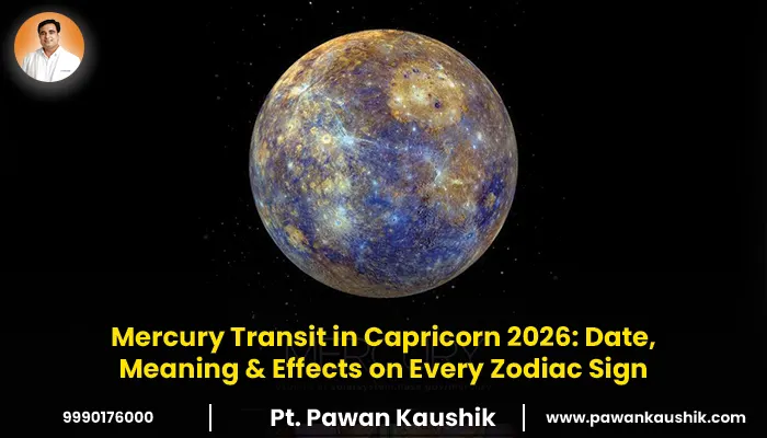 Mercury Transit in Capricorn 2026: Date, Meaning & Effects on Every Zodiac Sign
