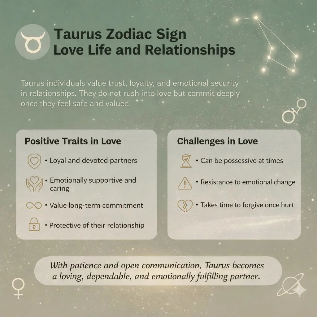 Taurus Zodiac Sign Love Life and Relationships