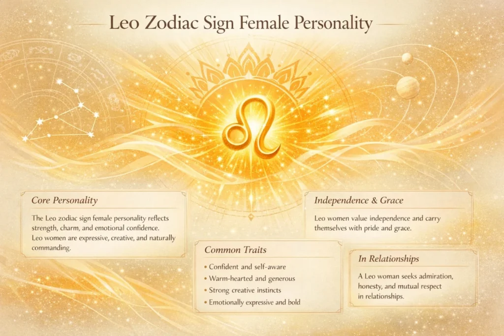 Leo Zodiac Sign Female Personality