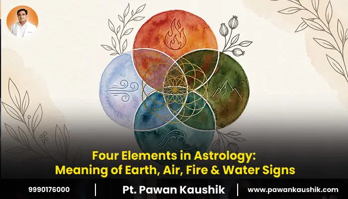 Four Elements in Astrology: Meaning of Earth, Air, Fire & Water Signs