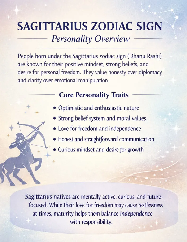 Sagittarius Zodiac Sign Personality Overview sagitarrius personality overview