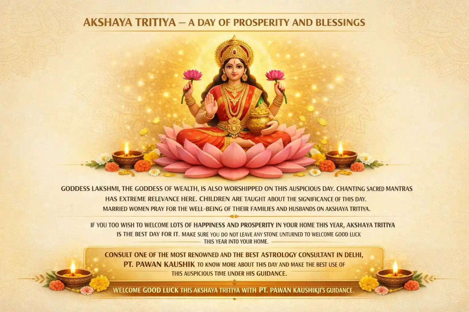 Goddess Lakshmi the Goddess of Wealth Image