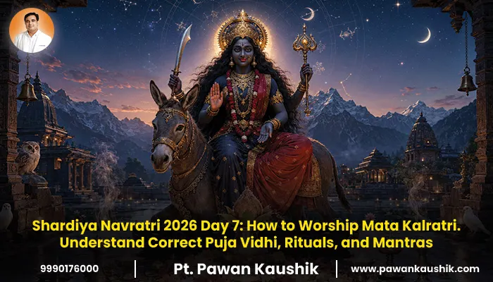 Shardiya Navratri 2026 Day 7: How to Worship Mata Kalratri. Understand the Correct Puja Vidhi, Rituals, and Mantras