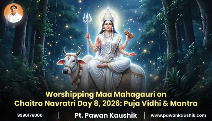 Worshipping Maa Mahagauri on Chaitra Navratri Day 8, 2026: Puja Vidhi & Mantra
