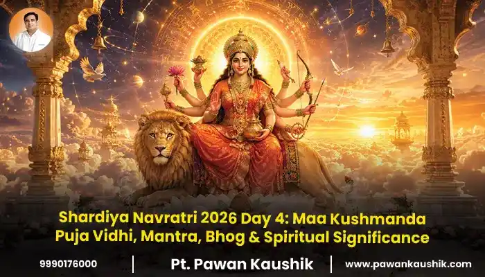Shardiya Navratri 2026 Day 4: Maa Kushmanda Puja Vidhi, Mantra, Bhog & Spiritual Significance