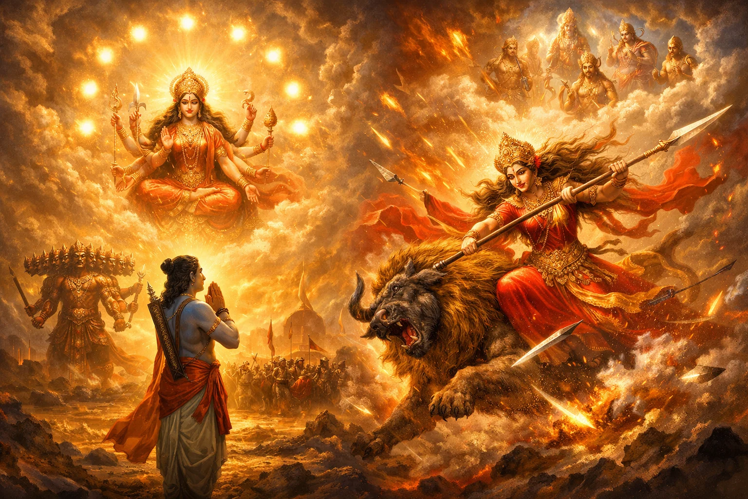 Significance & Rituals Of Sharadiya Navratri; The Celebration Of Navdurga