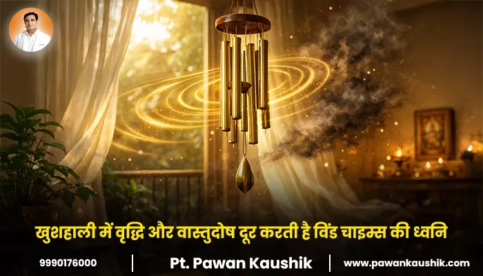 खुशहाली में वृद्धि और वास्तुदोष दूर करती है विंड चाइम्स की ध्वनि