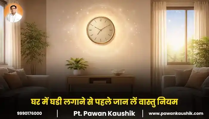 घर में घडी लगाने से पहले जान लें वास्तु नियम