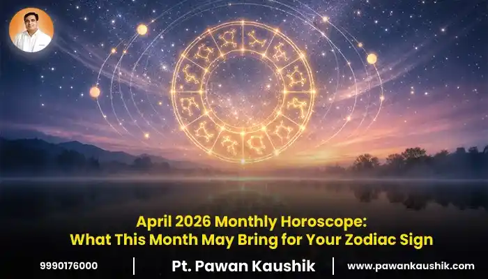 April 2026 Monthly Horoscope Banner image