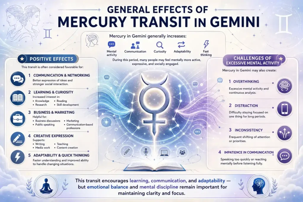 general effects of mercury transit in gemini infographic
