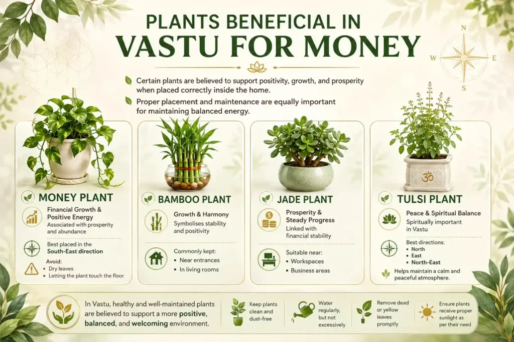 list of plants that are considered beneficial in vastu for money image