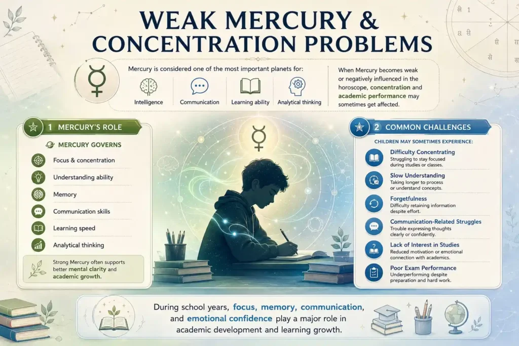 weak mercury and concentration problems
