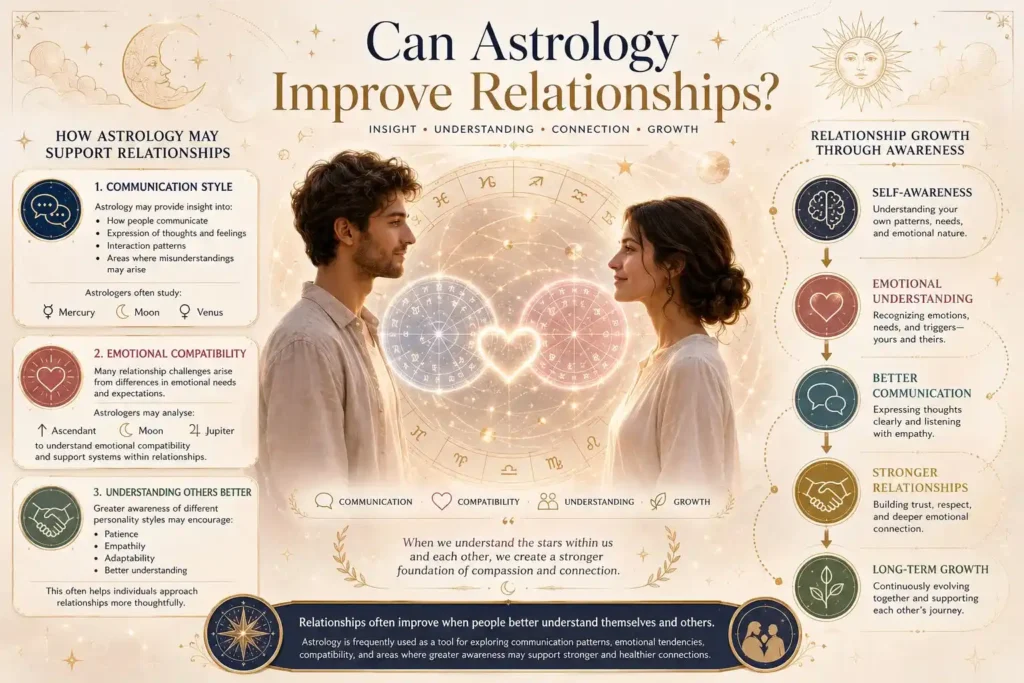 understand how astrology improve relationships with the help of infographic