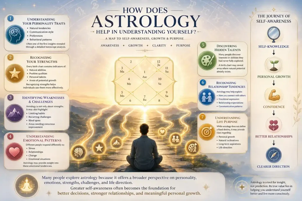 Understand How Does Astrology Help in Understanding Yourself with the help of infographic