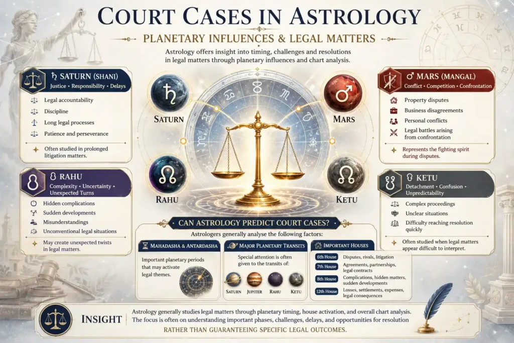 planets commonly associated with court cases