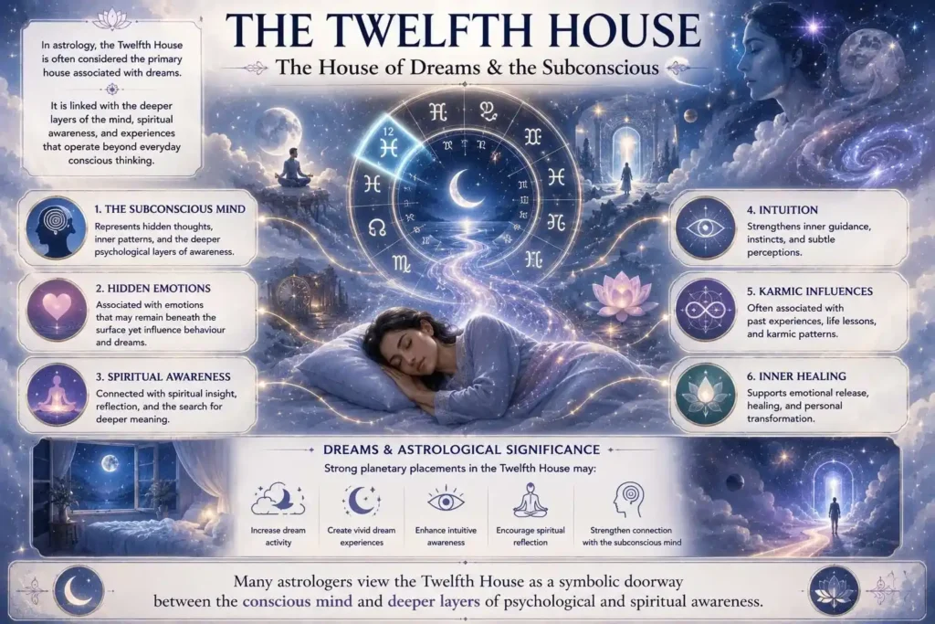 twelfth house the house of dreams explained with the help of infographic