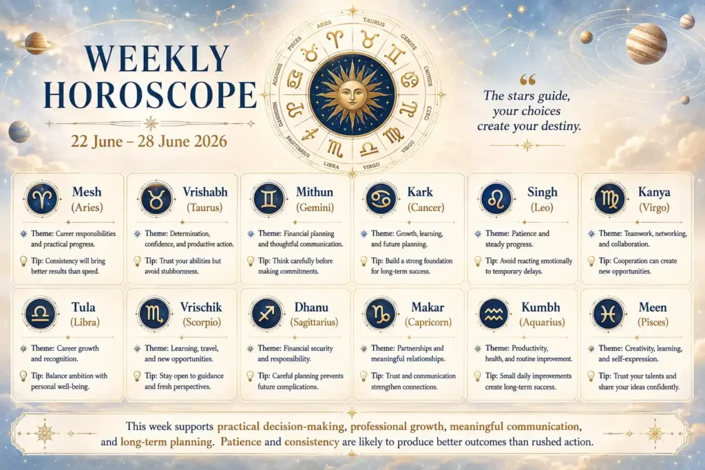 zodiac wise weekly horoscope prediction