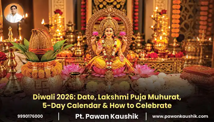 Diwali 2026: Date, Lakshmi Puja Muhurat, 5-Day Calendar & How to Celebrate